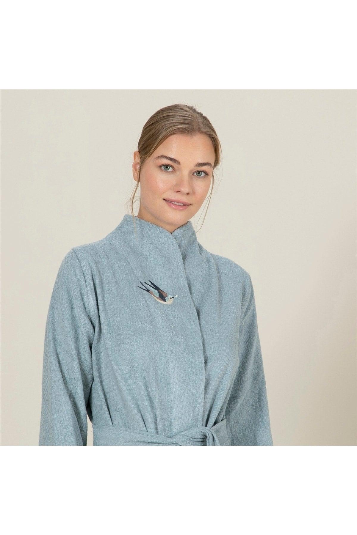 Inverno Women's Bathrobe Aqua - Swordslife