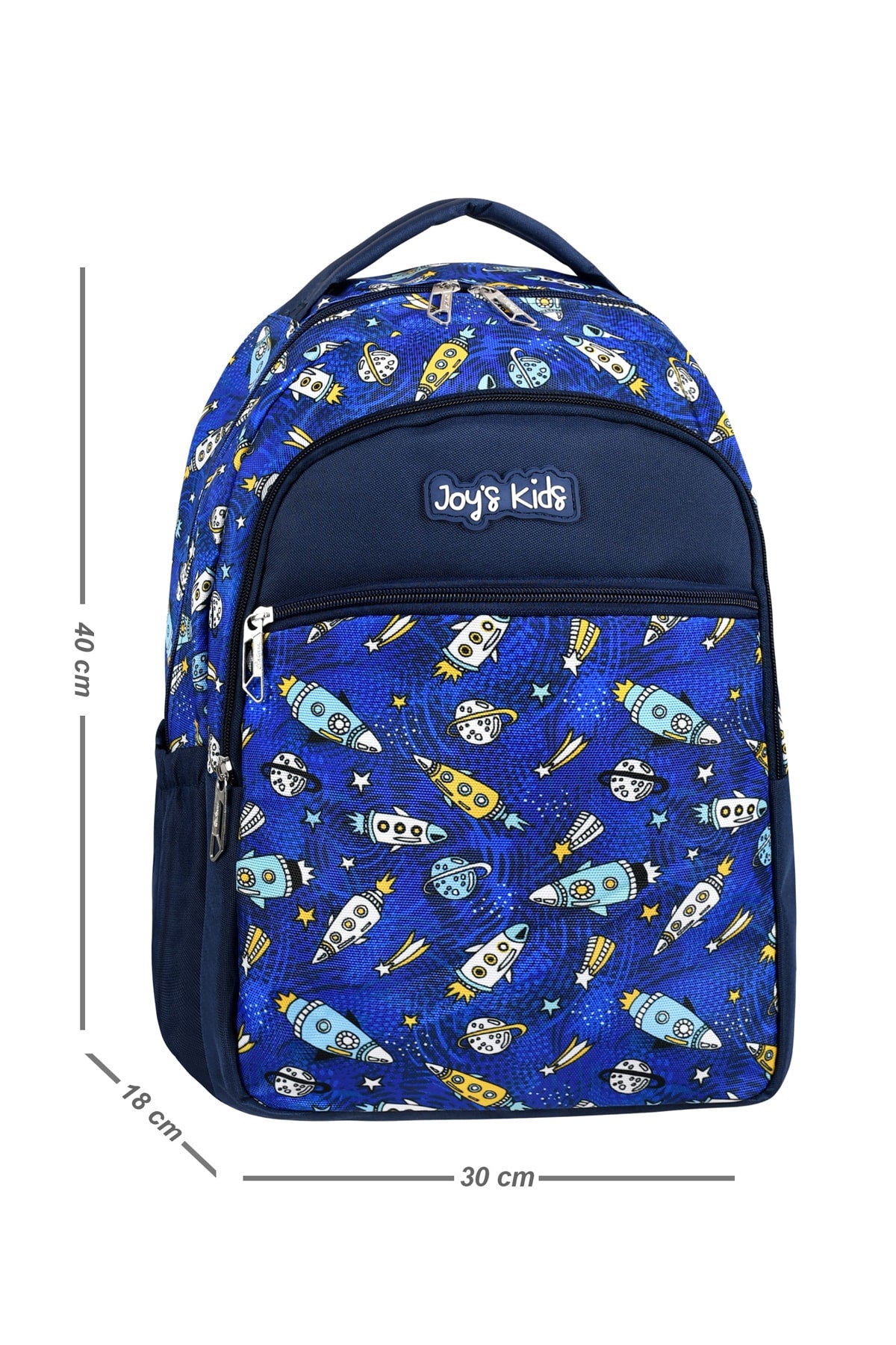 Licensed Space Pattern Primary School Bag Lunch Box And Pencil Holder Set Of 3