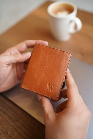 Lisande Genuine Leather Polite Men'S Wallet Crazy Hazelnut