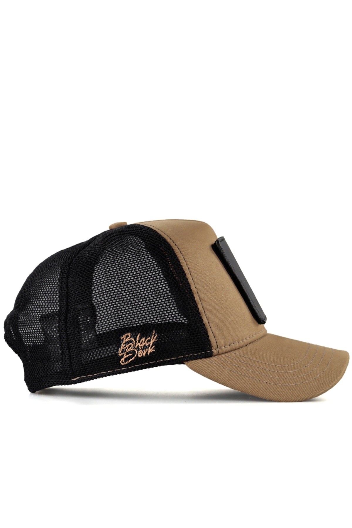 V1 Trucker Duckside - Unisex Mink-Black Hat (Cap) with 11 Code Logo