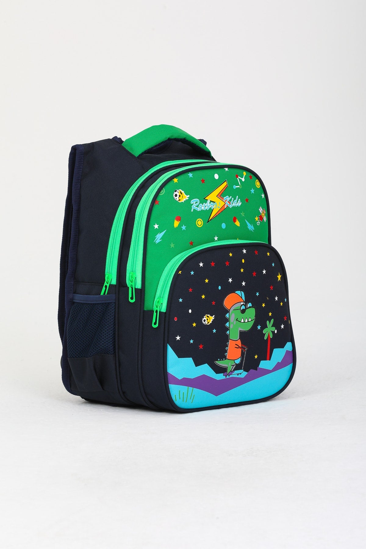 Dinosaur Scooter Primary School Bag Lunch Box Boy-girl