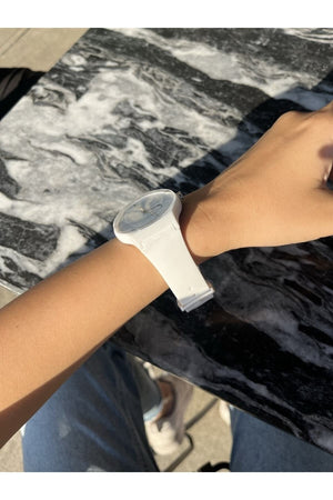 Ricardo Unisex Wristwatch White Silicone Women-Men