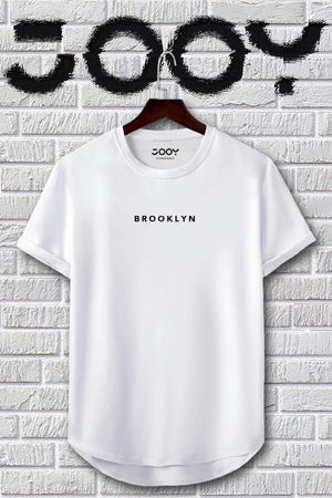 Brooklyn Printed Black And White Oval Cut Tshirt Set Of 2