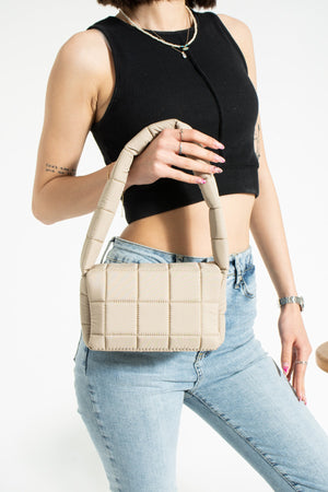 Puff Waterproof Fabric Cross Shoulder Bag Baguette Hand And Shoulder Bag