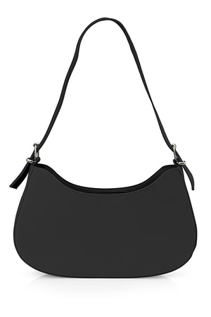 Original Women'S Column Strap Comfort Model Baguette Single Eye Zipper Mini Hand Arm And Shoulder Bag