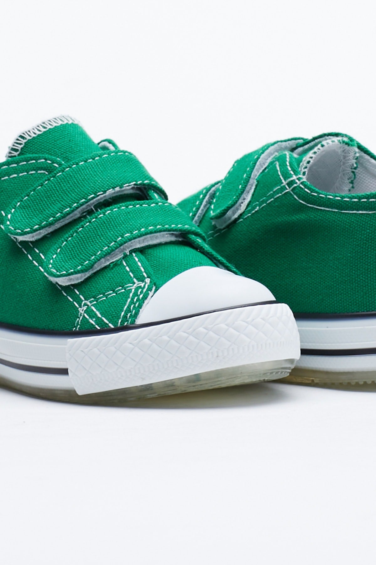 Kids Unisex Green Sneakers Light Velcro Tb997