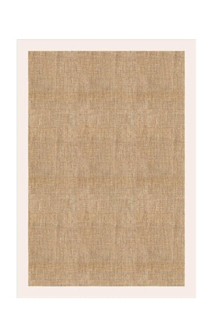 Digital Non-Slip Stain Resistant Washable Jute Look White Kitchen Carpet Living Room Carpet Balcony Carpet - Swordslife