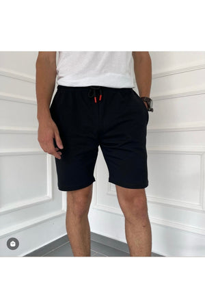 Black Gray Unisex Men'S 2 Pcs Shorts