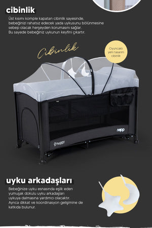 Napp 8 In 1 Anne Yani Park Bed Playpen And Bed
