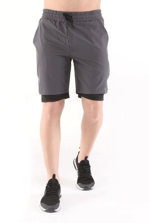 Men'S Running Quick Dry Micropoly Training Turf Fitness Short Tights Outdoor Shorts