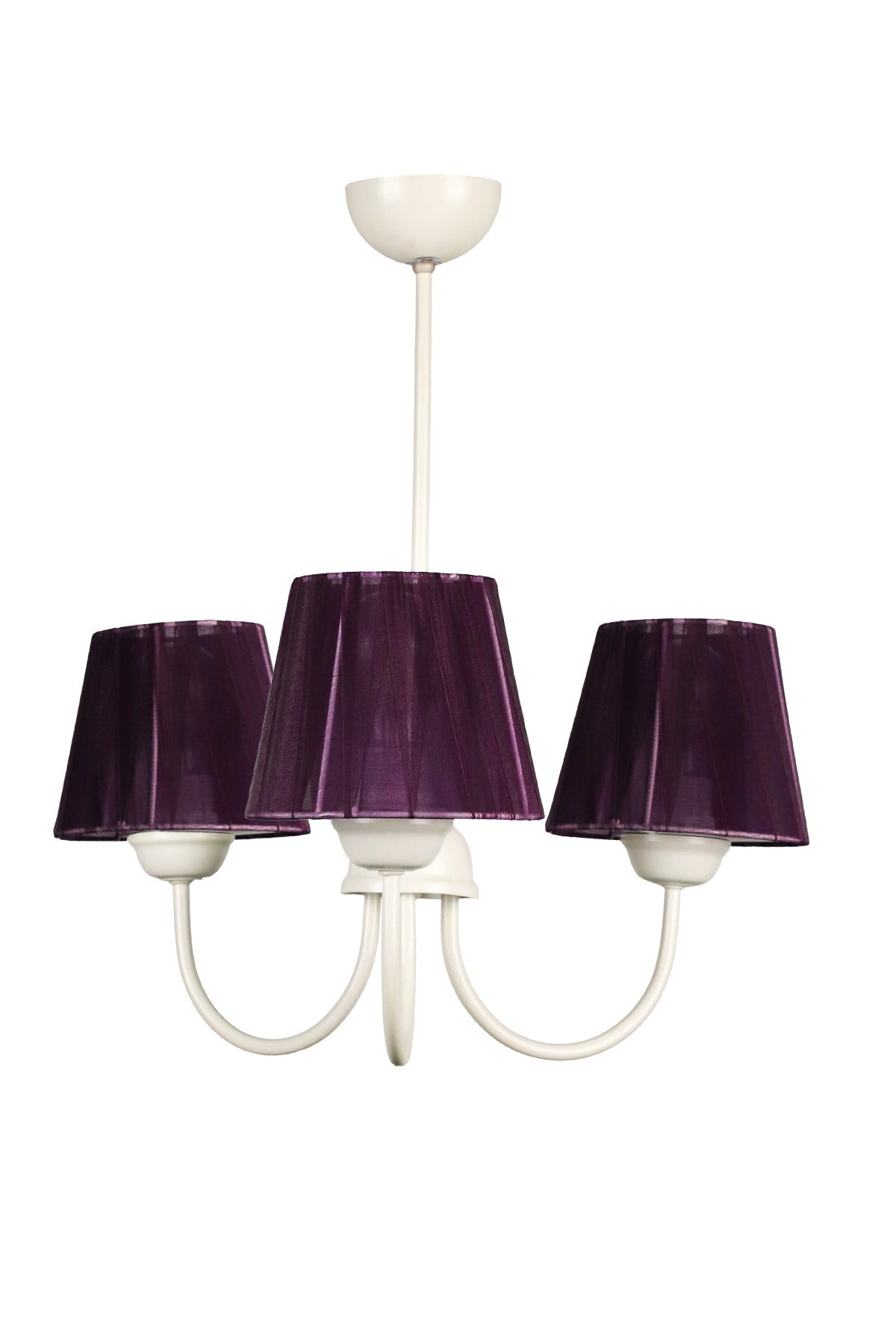Ova 3Rd Chandelier White Purple Hat