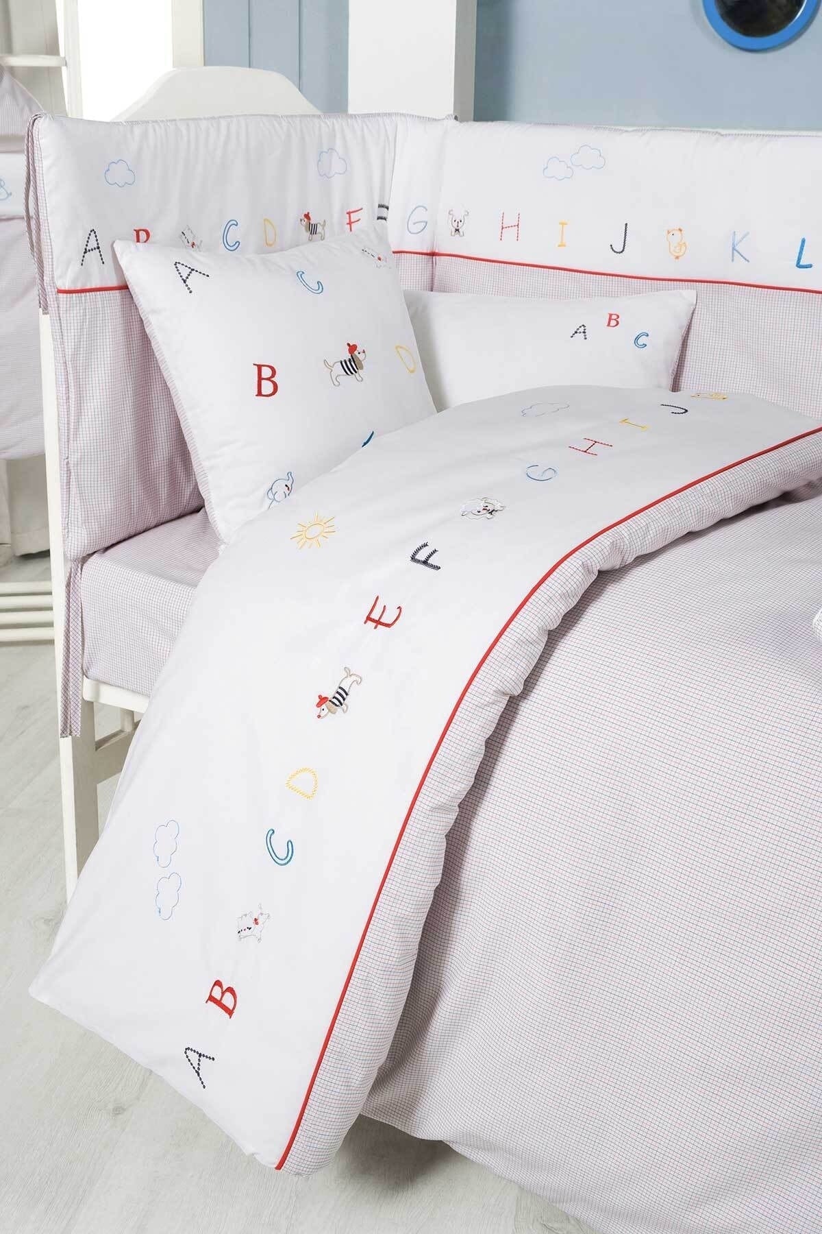 Alphabet Baby Duvet Cover Set With Linen 100*150