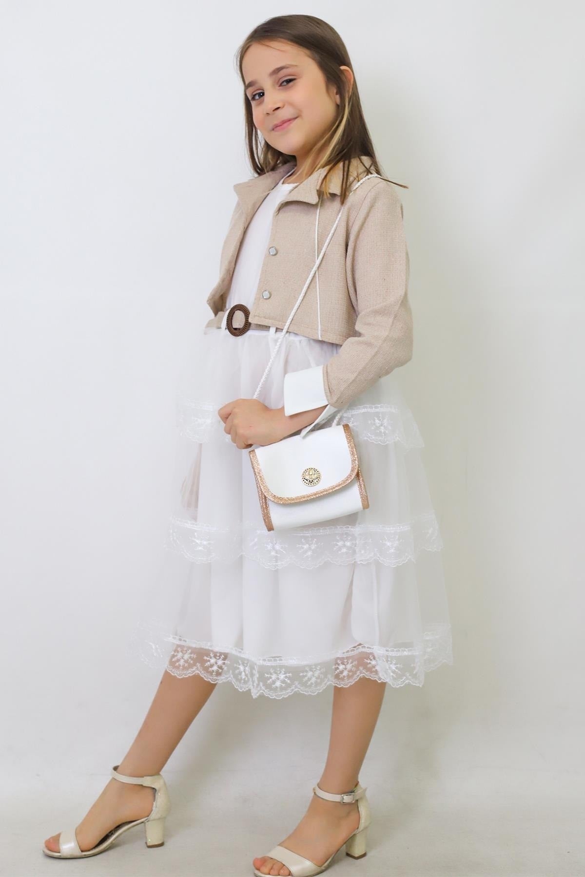 Girl Summer Skirt and Bag Dress Set (2023 NEW SEASON 117)