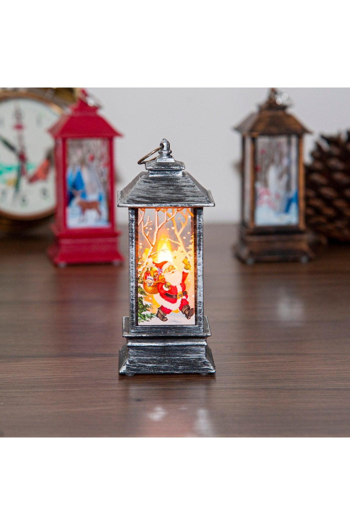 Led Candle Lighted Christmas Themed Retro Lantern - Swordslife