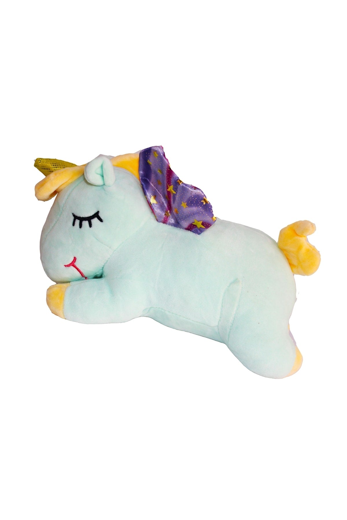 Imported Fabric Cute Star Wings Horned Unicorn Figure Plush Toy Play & Sleep Companion 28 Cm.