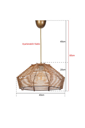 Canary Natural Chandelier