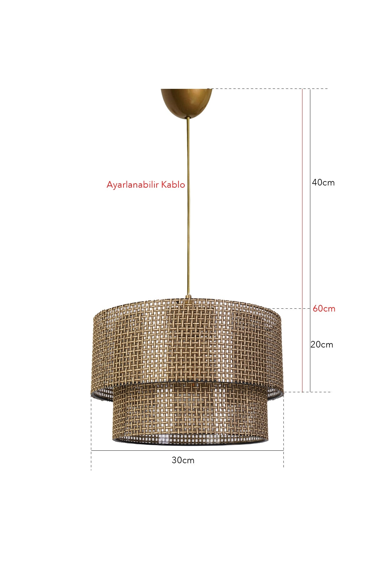 Desert Pendant Lamp Chandelier Wicker