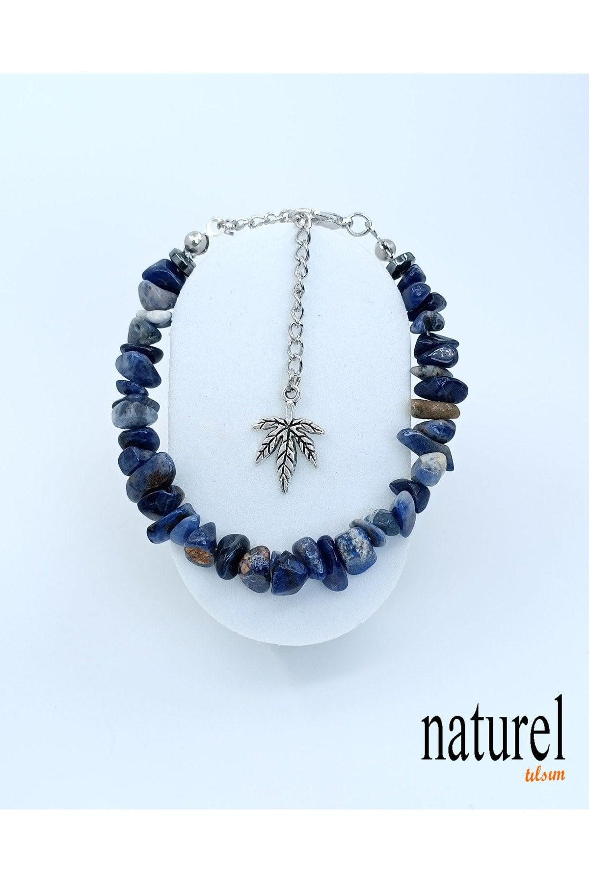 Natural Stone Sodalite Women's Bracelet - Broken Natural Stone - Gift Bracelet - Swordslife