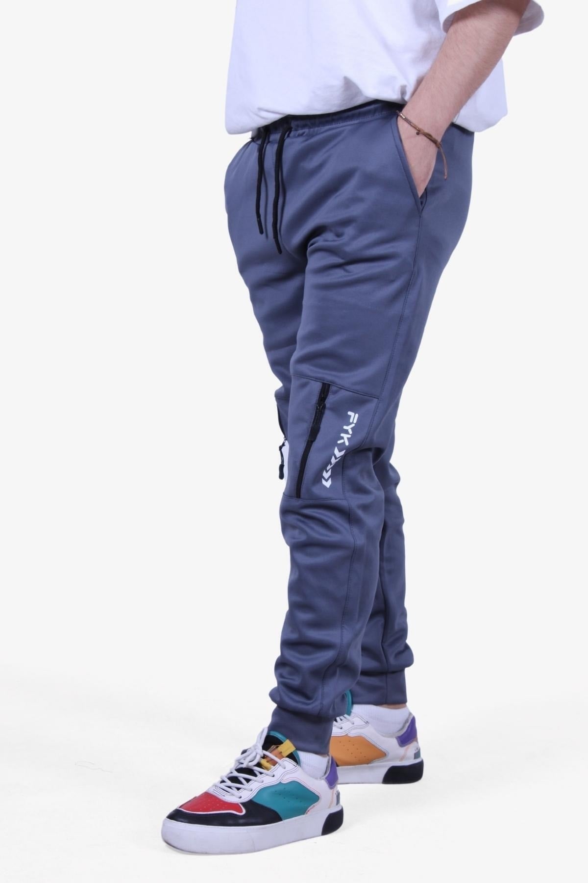 SML-XL-XXL SLIM FIT FYK PRINTED SCUBA MEN'S Sweatpants