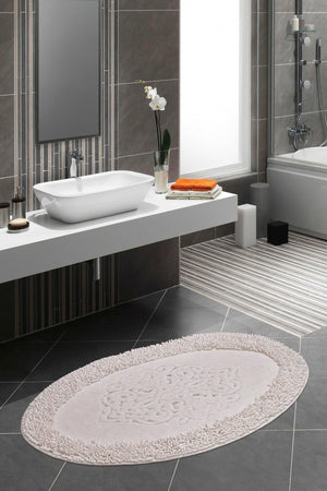 Cotton Pasta Oval 2 Piece Toilet Set Cream - Swordslife