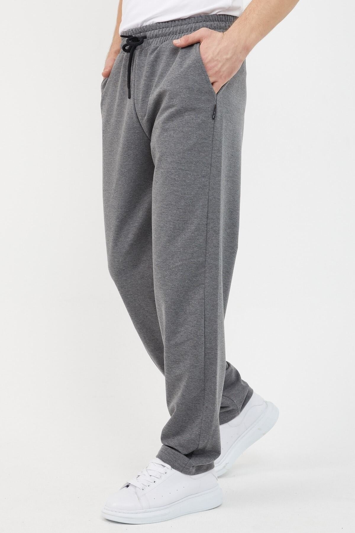 Men's Anthracite Straight Leg Comfort Cut Sweatpants