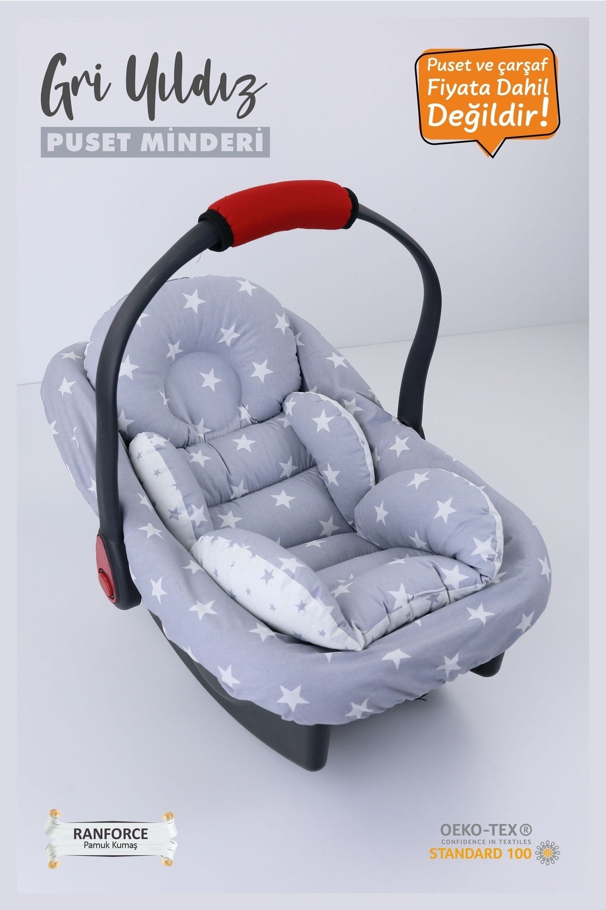 Orthopedic Lumbar Support Stroller Cushion, Cotton Fabric - Original Product
