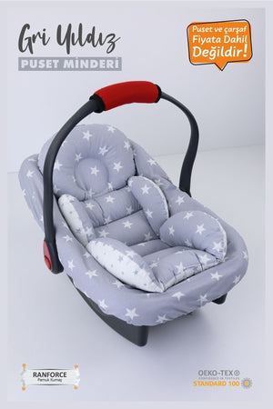 Orthopedic Lumbar Support Stroller Cushion, Cotton Fabric - Original Product