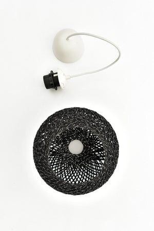 Pendent Ball Black Chandelier