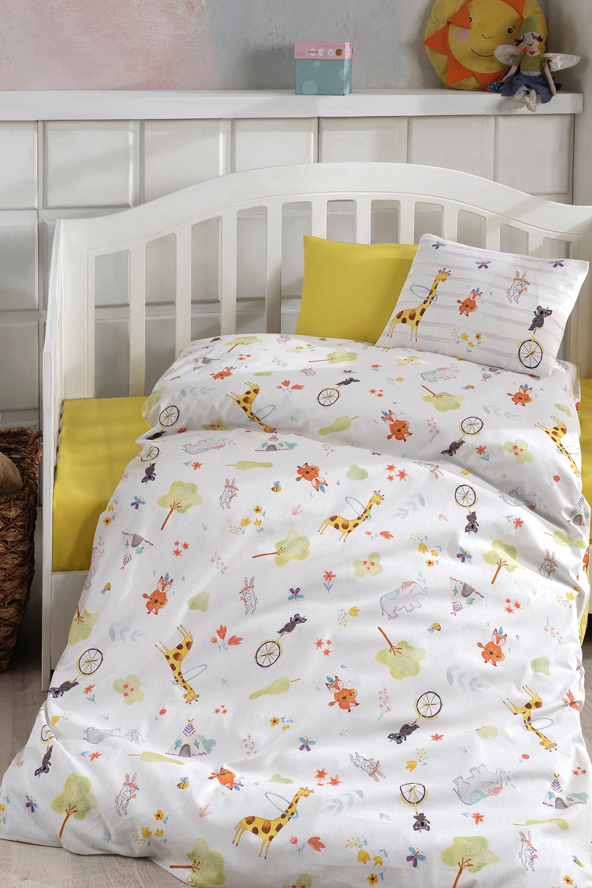 Digital Printed 3d Cotton Baby Duvet Cover Set