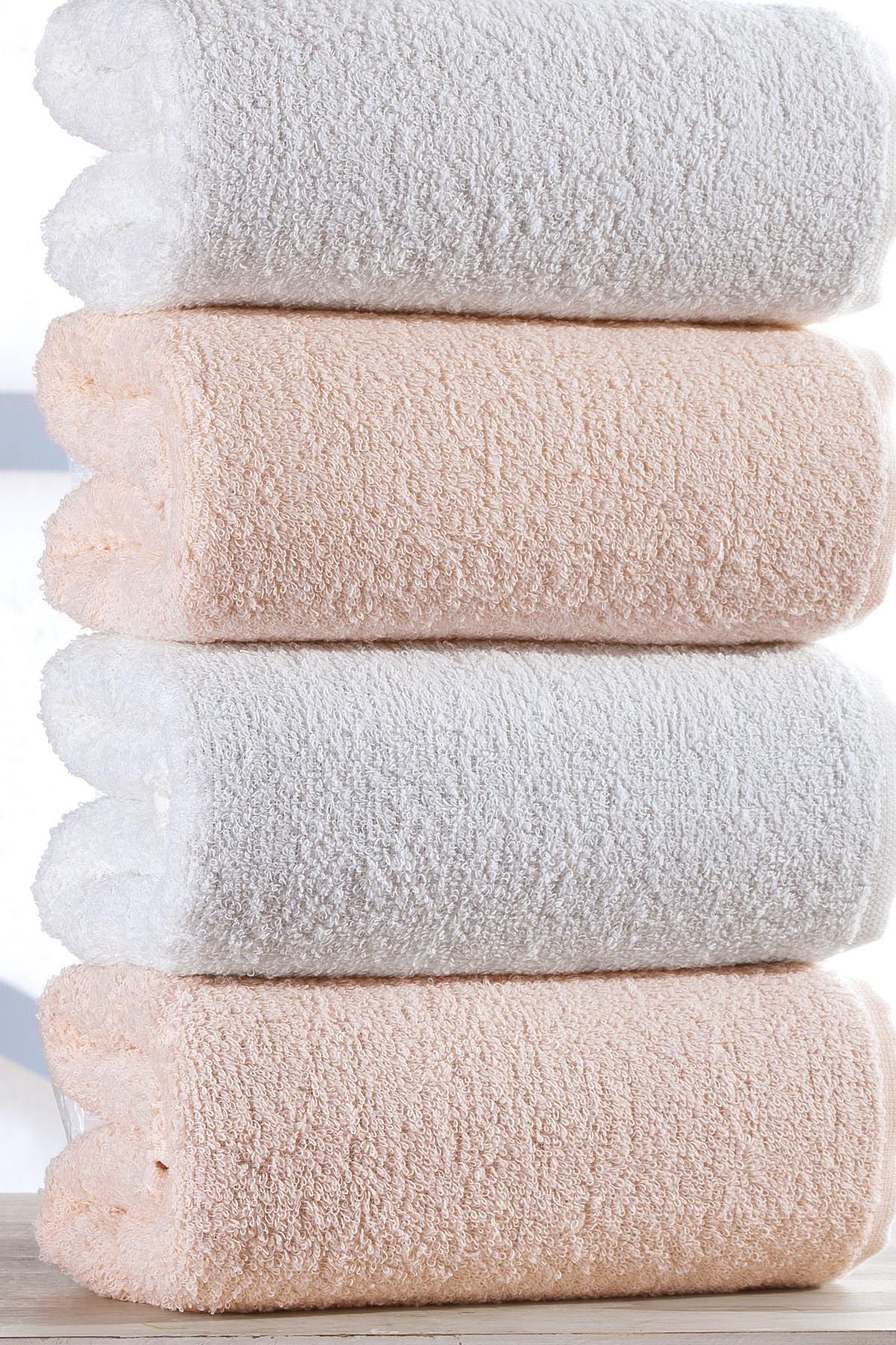 Puffy Hand And Face Towel Set 4 Pcs 50x85 cm - Swordslife