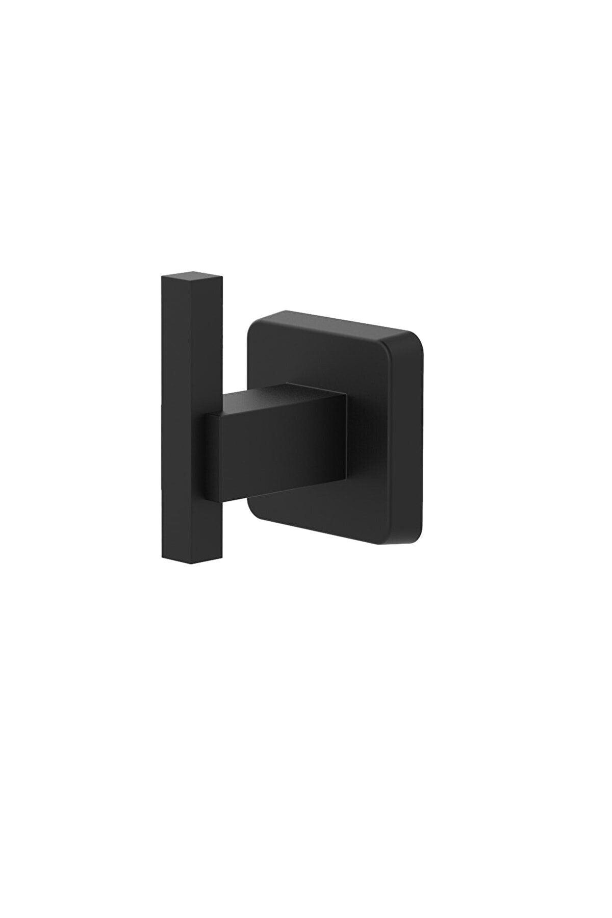 Lifetime Stainless Single Hook Towel And Robe Hook Black D-011 - Swordslife