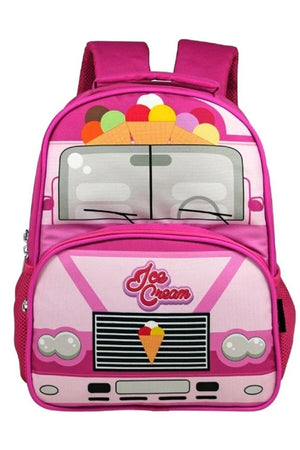 swordslife-Cennec Ice Cream Printed Girl'S School Bag And Lunch Box Set