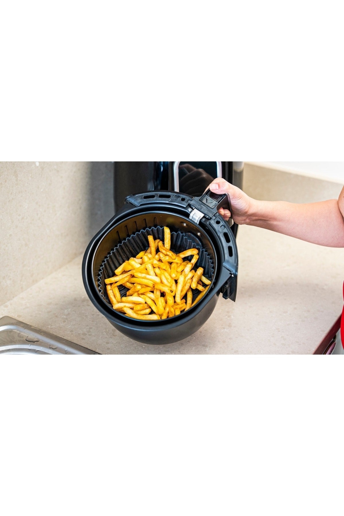Silicone Cooking Container & Air Fryer Air Fryer Cooking Container & Compatible With All Fryers Byk
