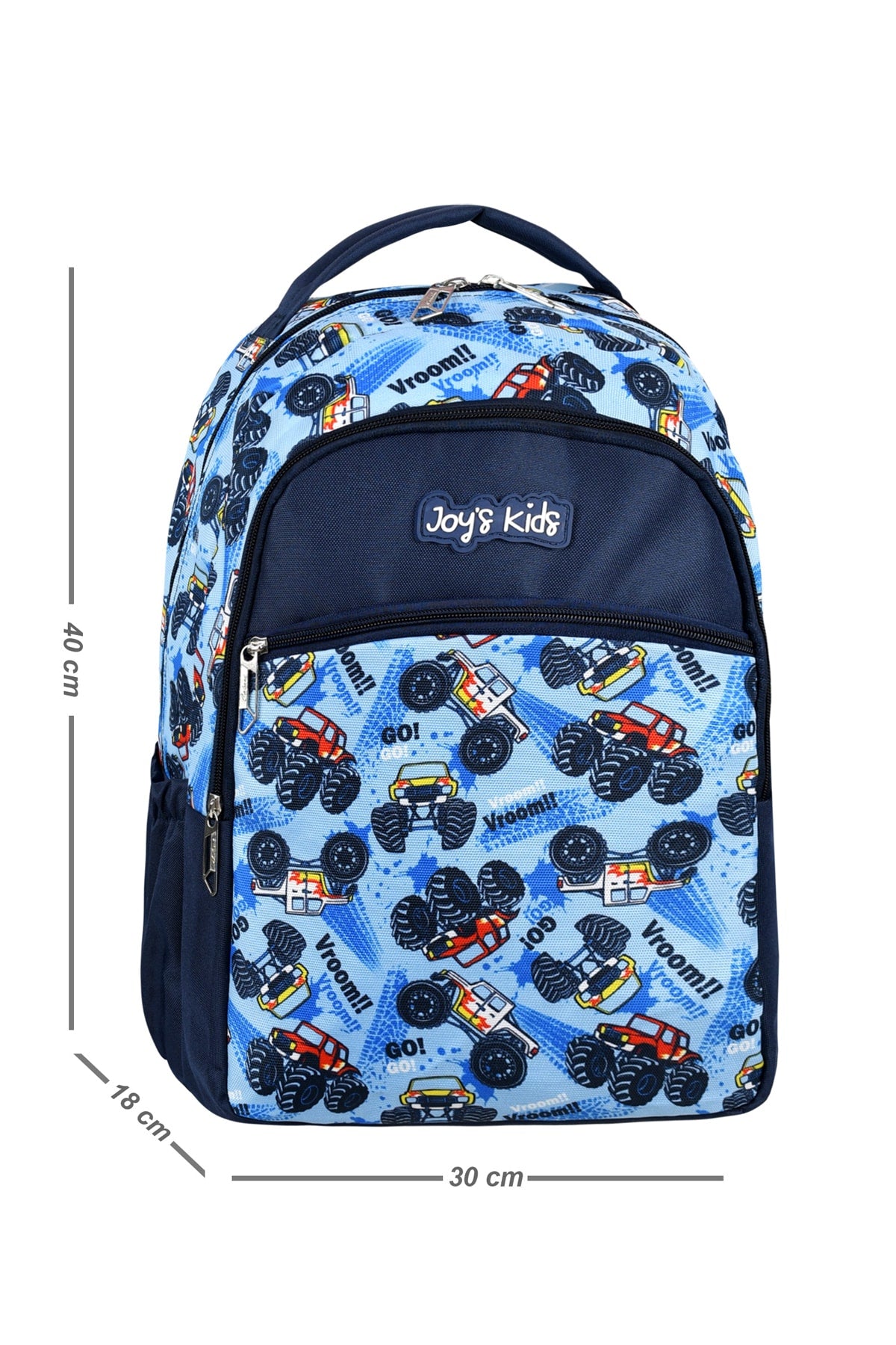 Licensed Car Patterned Primary School Bag Lunch Box And Pencil Holder Set Of 3