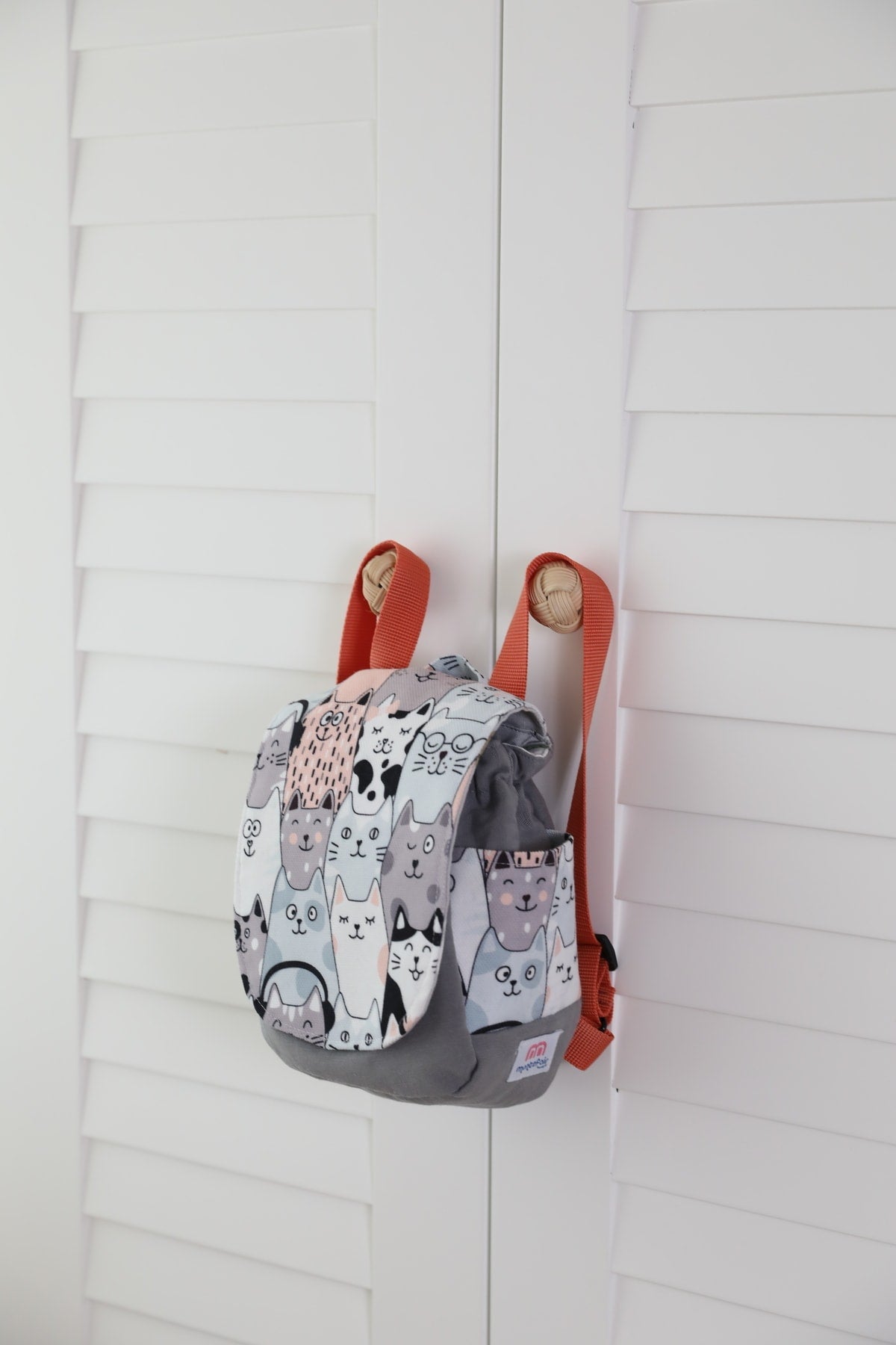 Cat Faces 101 Kids Backpack 20X18X10 - (0-1-2-3-4 Age)