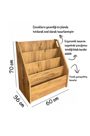 Children'S Bookshelf / Montessori Bookshelf
