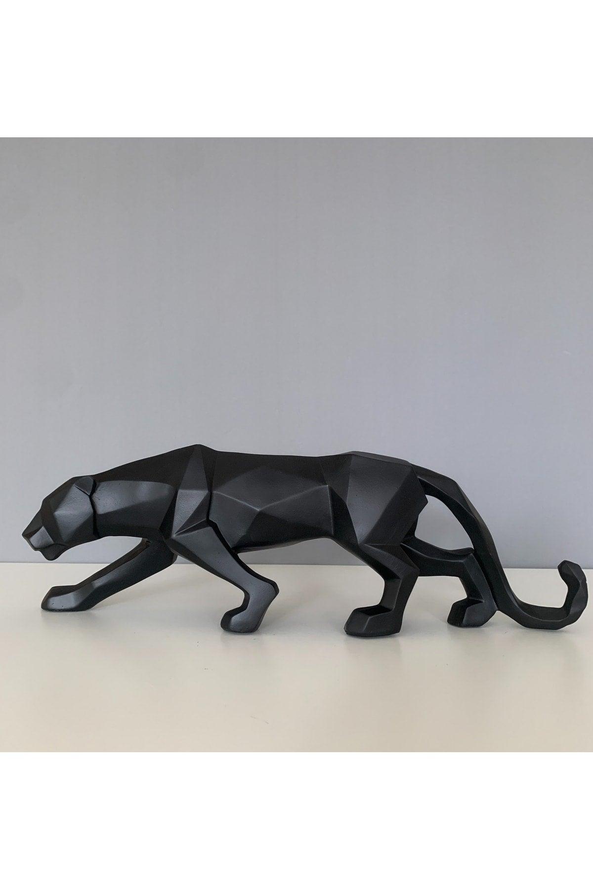 Geometric Tiger Black Decorative Trinket Sculpture - Swordslife