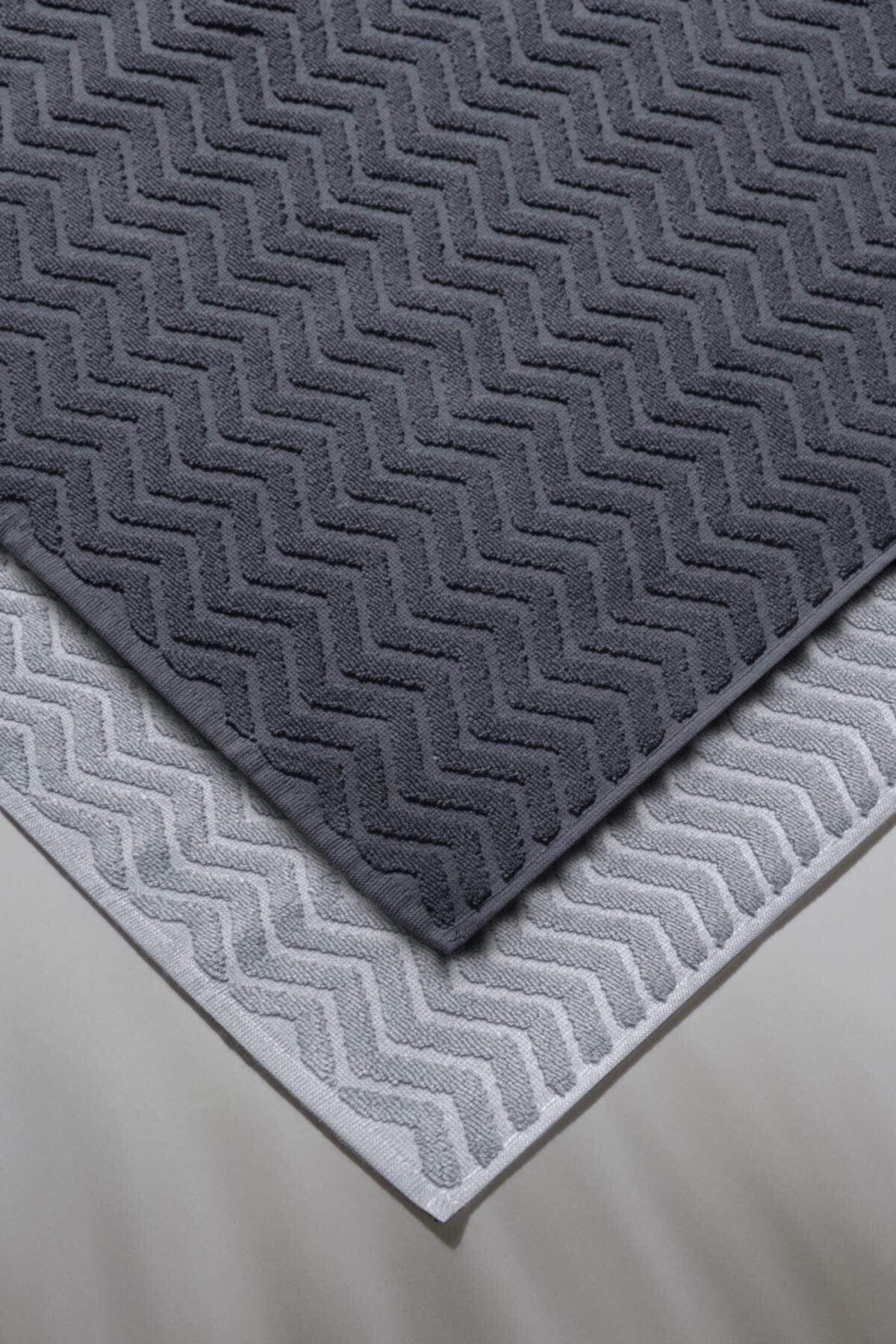 Taffeta X Bathmat Space - Extra Soft, Modern 100% Cotton 50x75cm. Foot Towel / Bath Mat Set - Swordslife