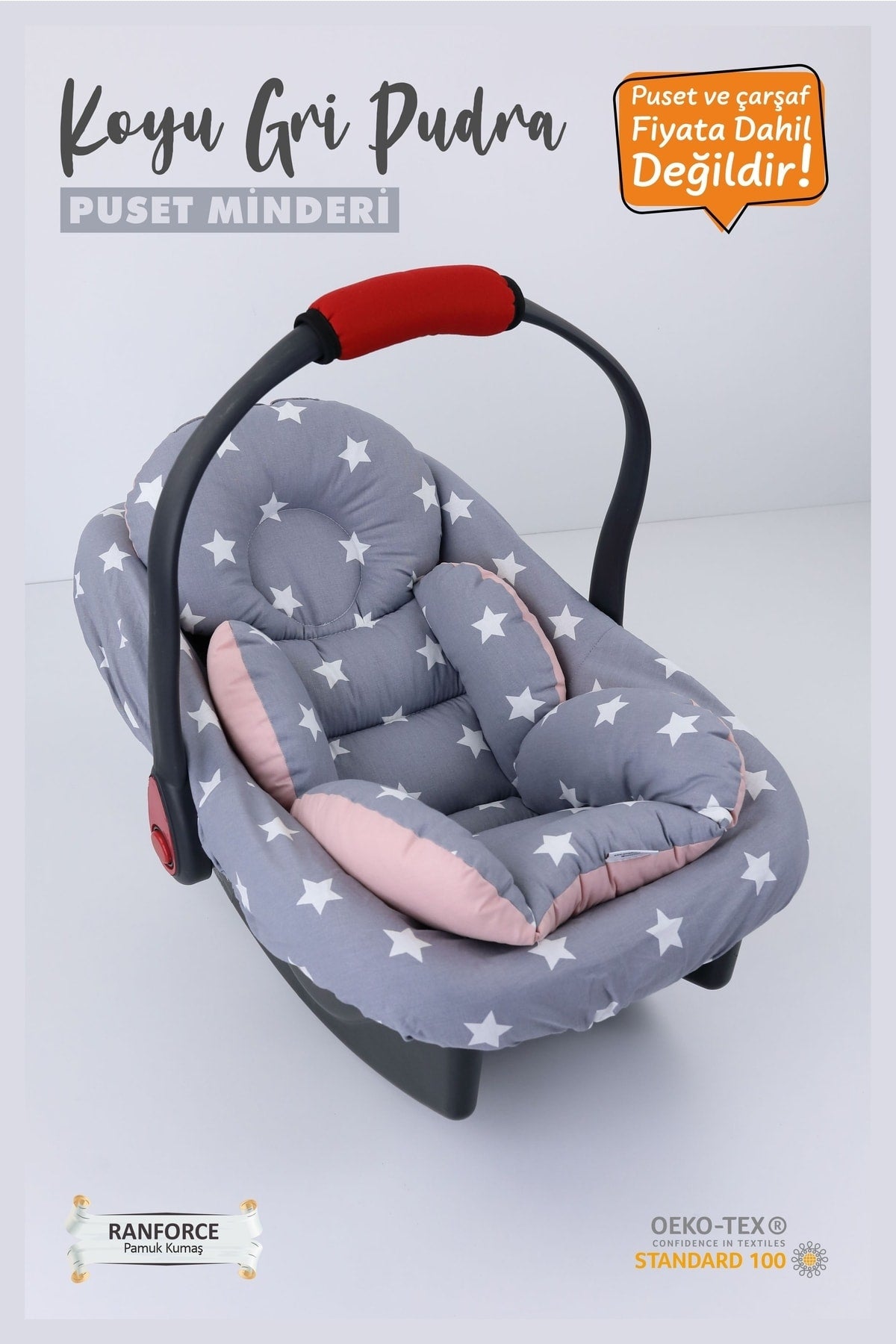 Orthopedic Lumbar Support Stroller Cushion, Cotton Fabric - Original Product