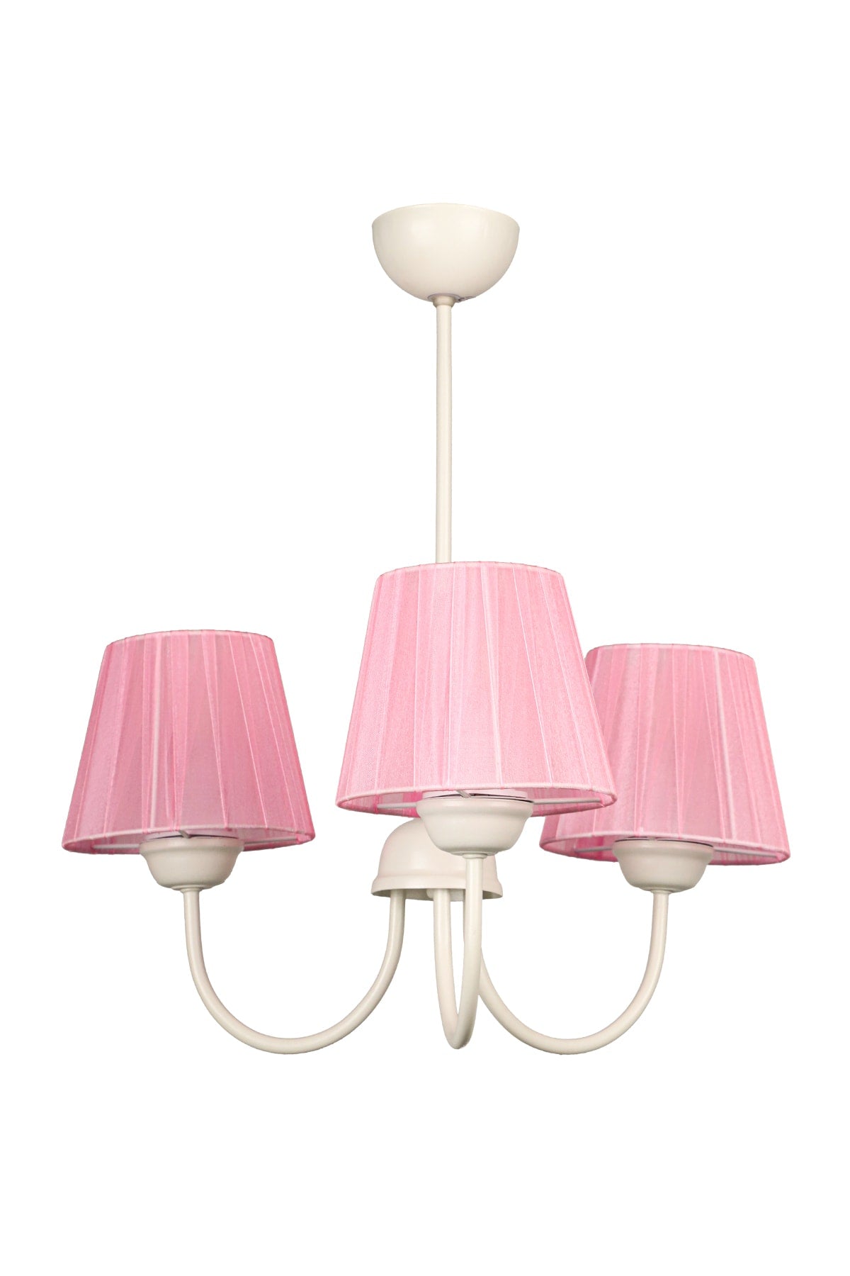 Ova 3Rd Chandelier White Dark Pink Hat