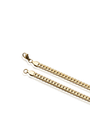 Steel 316 Non Tarnish 60 Cm / 6 Mm Thick Chain Necklace, Women Men Unisex 925 Silver Plated