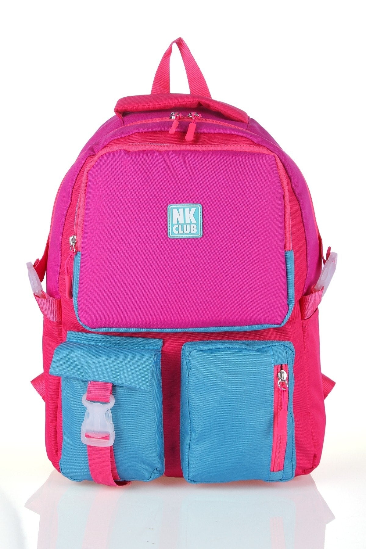 Hkn 9012 Primary School Backpack School Bag Multi Compartment Purple