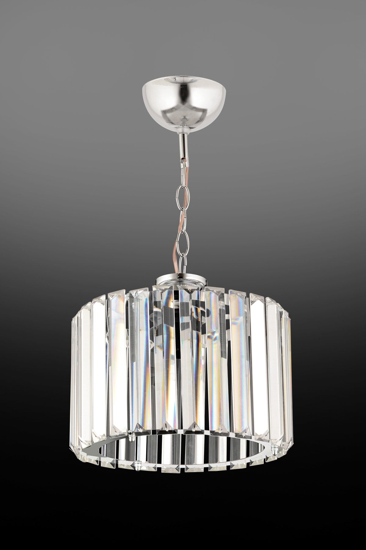 Luxury Diamond Silver Crystal Stone Chandelier