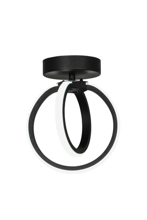 Sezen Led Ceiling Mounting Single Chandelier Black