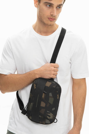 Benetton Men'S Body Bag Camouflage Bnt927
