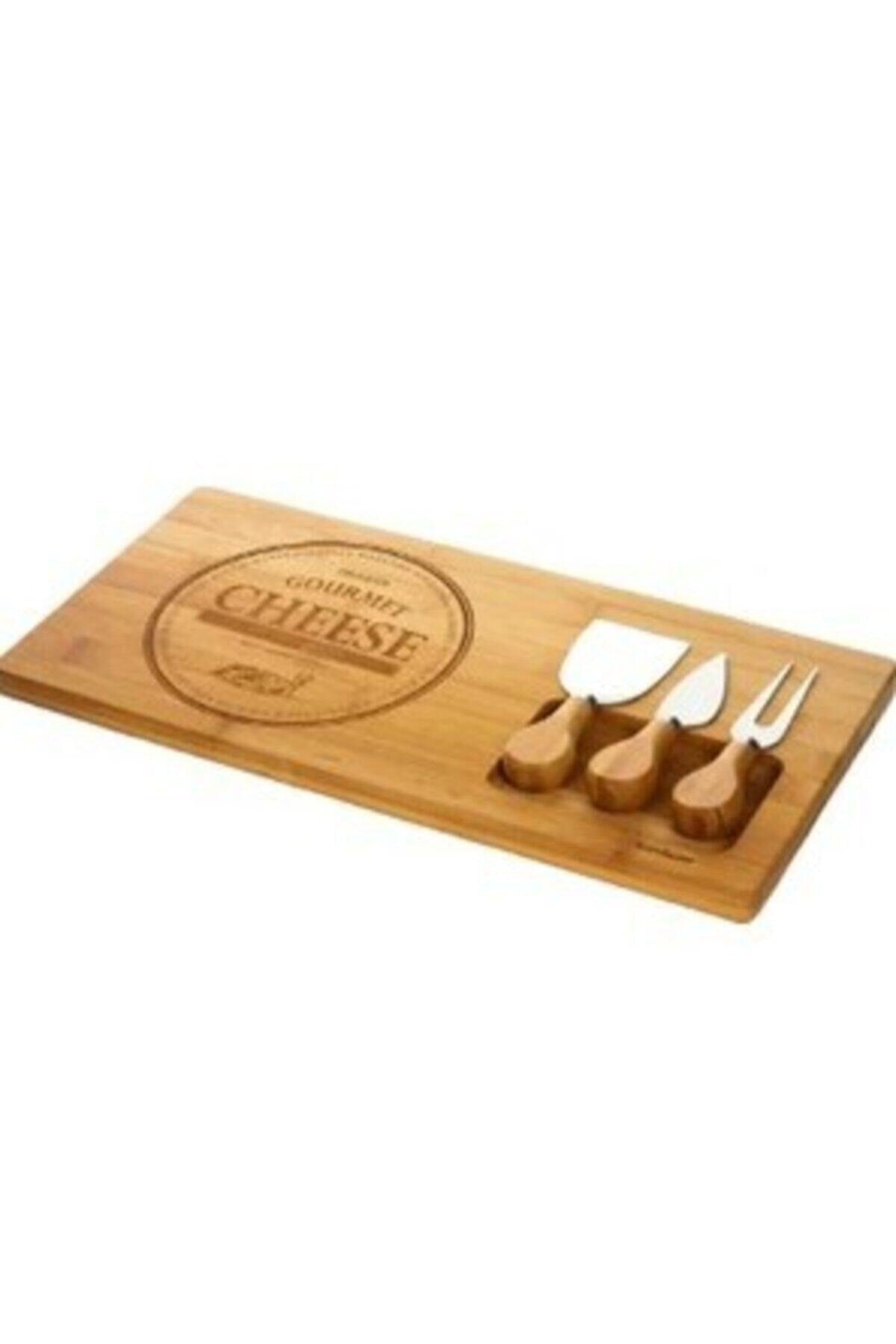 Bamboo 4 Piece Cheese Presentation Board Set Fma08532