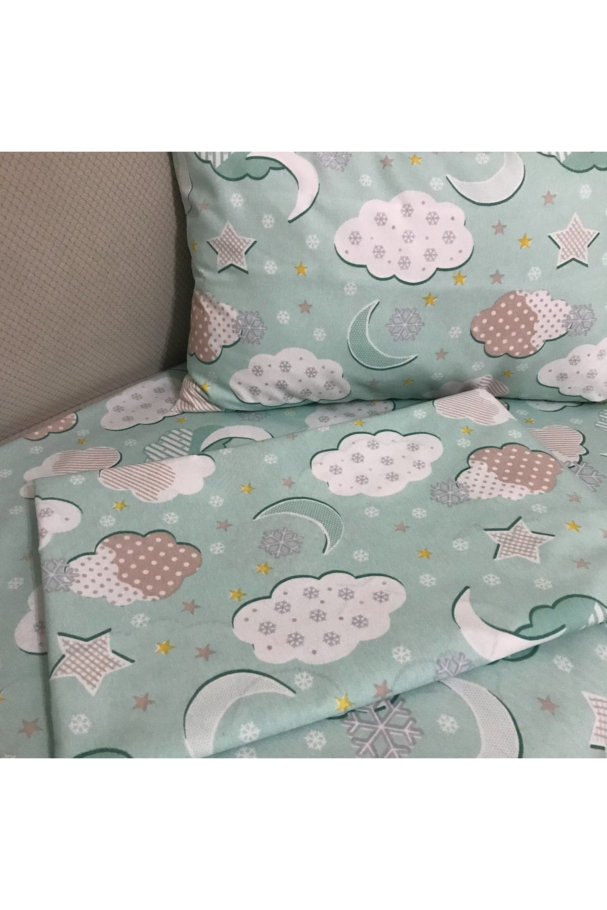 Zippered Baby Duvet Cover Set