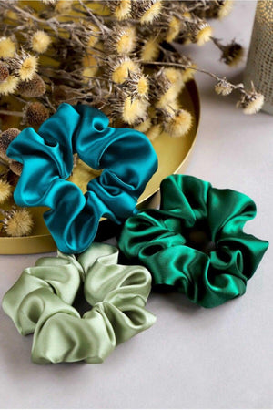 Women's 3 Piece Satin Hair Buckle Set - Swordslife