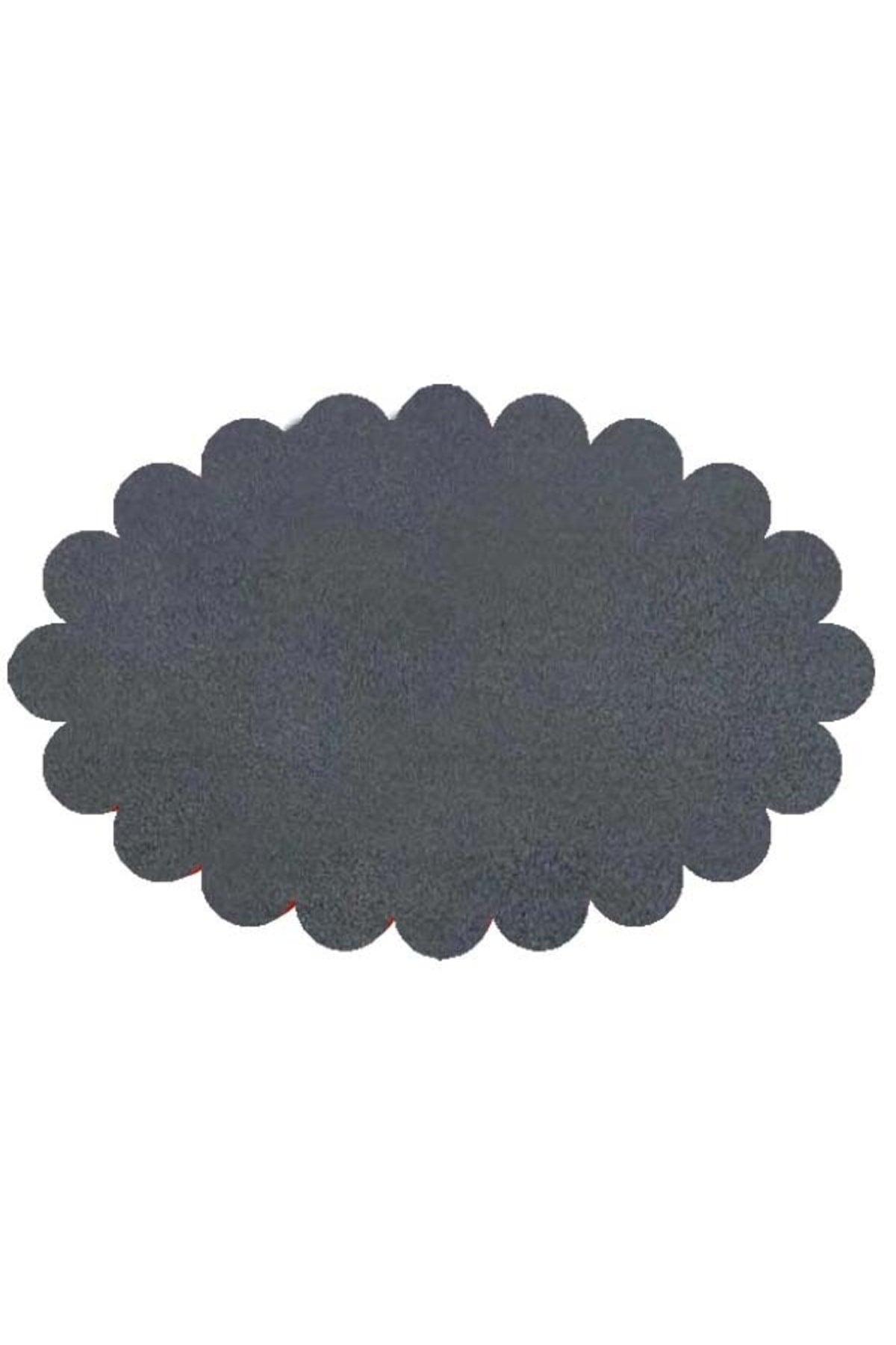 2 Pieces Dark Gray Bathroom Rug Plush Carpet Closet Set 50x80(ELIPS DAISY)-60x100(ELIPS DAISY) - Swordslife