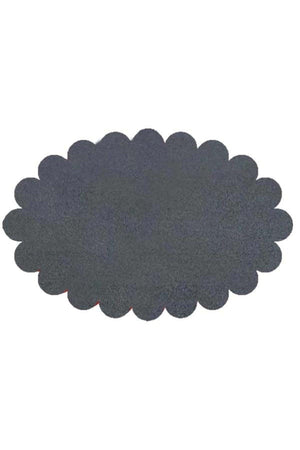 2 Pieces Dark Gray Bathroom Rug Plush Carpet Closet Set 50x80(ELIPS DAISY)-60x100(ELIPS DAISY) - Swordslife